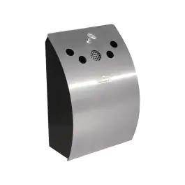 Cendrier - H 35,2 x 24,5 x 14,2 CM - Inox - Boléro - CE178