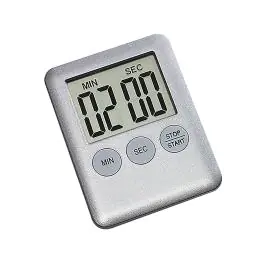 Minuteur de cuisson - H 7 x 5,3 x 0,8 CM - 0,02 KG - Plastique - 598310