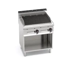 Gril en pierre de lave - 80 CM - Gaz - Debout - Berto's - PLG80M/G