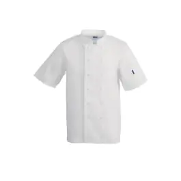 Veste de Chef - Unisexe - Blanc - Polyester/Coton - Vêtements de Chefs Blancs - A211
