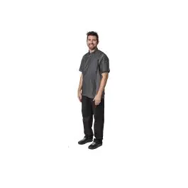 Veste de Chef - Unisexe - Gris - Coton Denim - Chef Works Urban - BB270