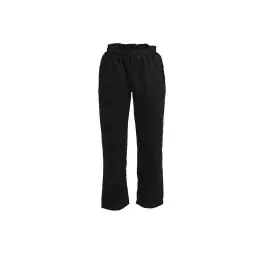 Pantalon de Chef - Unisexe - Noir - Polyester/Coton - Vêtements de Chef Blancs - A582