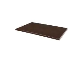 Plateau de table - Marron foncé - Marron - H 3 CM - Panneau de particules/feuilles - Bolero