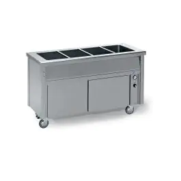 Bain-marie - Electrique - 3 x GN 1/1 - Meuble bas - Diamant - BA12