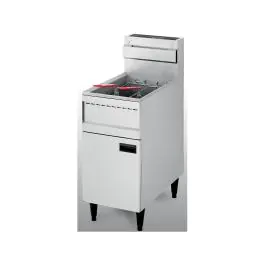 Friteuse à gaz - 23 Litres - Robinet de vidange - Socle - Diamant - FGHR-23/N