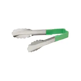 Pince à servir - 0,15 KG - 24 CM - acier inoxydable - Vert - +0°C / +82°C - 721917