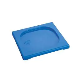 Couvercle Gastronorm - 1/6 GN - 17.6 x 16.2 CM - Polypropylène - Bleu - - -40°C / +95°C - Standard - Caterchef - 853879