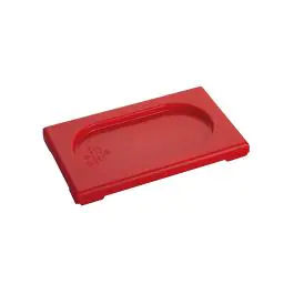 Couvercle Gastronorm - 1/9 GN - 17.6 x 10.8 CM - Polypropylène - Rouge - - -40°C / +95°C - Standard - Caterchef - 853888