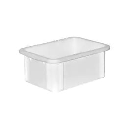Conteneur empilable - H 16,5 x 39,5 x 29,5 CM - 0,749 KG - Polypropylène - Blanc - 12 litres - - -20°C / +110°C - 059050
