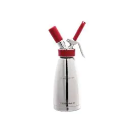 Batteur de crème fouettée - 0,5 litre - H 26 x 9 x 9 CM - acier inoxydable - ISI - CB503