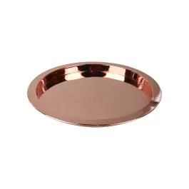 Plateau - Rond - Ø38 CM - Cuivre - Professionnel du Bar - SRC0038