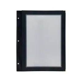 Housses pour cartes de menu - 5 pièces - A4 - Noir - Polypropylène/Plastique - Securit