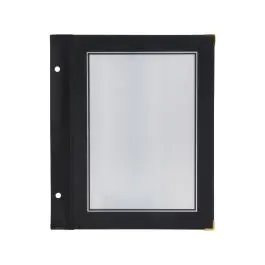 Housses pour cartes de menu - 5 pièces - A5 - Noir - Polypropylène/Plastique - Securit