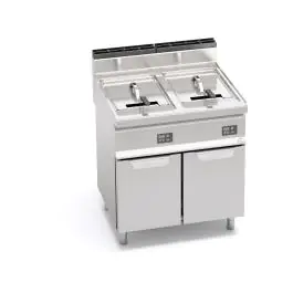 Friteuse traiteur - 2 x 18 Litres - Digitale - Electrique - Berto's - E7F18-8MSEL