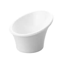 Plat de service - H 6 CM - 0,001 KG - Ø7,5 CM - Mélamine - Blanc - 145280