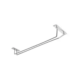 Porte-verre suspendu - 14,5 x 46 CM - 0,33 KG - 40,5 CM - acier inoxydable - 705448