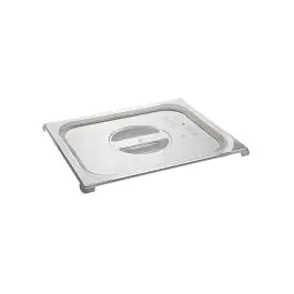 Couvercle Gastronorm - 1/2 GN - 32,5 x 26,5 CM - Polycarbonate - Transparent - -100°C / +100°C - Avec Bord Silicone - Caterchef - 953028