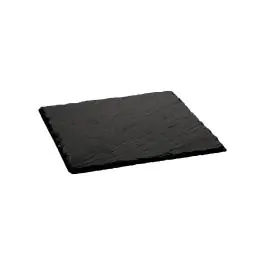 Assiette - Noir - Ardoise - L 30 x P 30 CM - G-Line