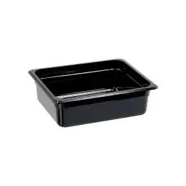 Gastronormbak - 1/2 GN - 100 MM - Zwart - Polycarbonaat - G-Line