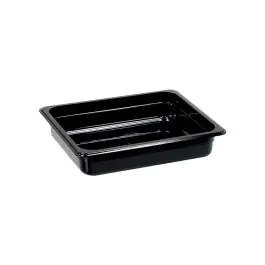 Gastronormbak - 1/2 GN - 65 MM - Zwart - Polycarbonaat - G-Line
