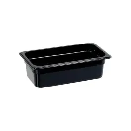 Bac gastronorme - 1/3 GN - 150 MM - Noir - Polycarbonate - G-Line