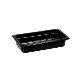 Bac gastronorme - 1/3 GN - 65 MM - Noir - Polycarbonate - G-Line