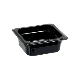 Gastronormbak - 1/6 GN - 65 MM - Zwart - Polycarbonaat - G-Line
