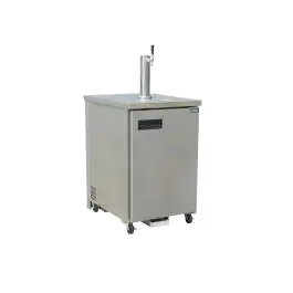 Glacière tonneau - 1 robinet - H 131,2 x 61,2 x 81 CM - 230 V - Polar - GE632