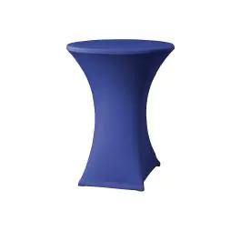 Nappe table haute - Bleu - H 115 CM - Polyester/Elasthanne - DK578