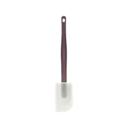 Spatule droite en silicone marron, 25 cm, style G-Line.