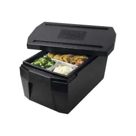 Thermobox - 1/1 GN - 45 Litres - Noir - Polypropylène - H 33.5 x L 67.5 x P 40 CM - G-Line