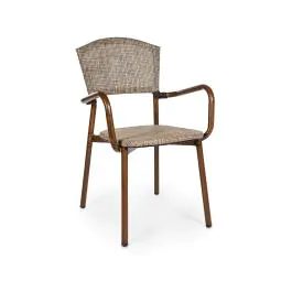 Chaise de terrasse Cannes - Accoudoir - Beige - G-Line