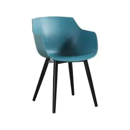 Chaise Alexia - Pétrole / Noir - Plastique - G-Line