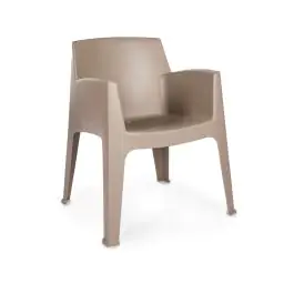Chaise de patio Rosa - Empilable - Taupe - G-Line