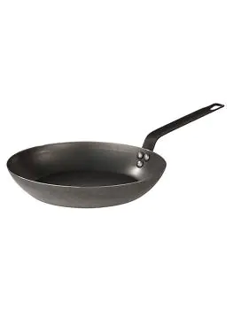 Poêle lyonnaise - H 5 CM - 0,93 KG - Ø24 CM - Plaque acier - Pujadas - 720811