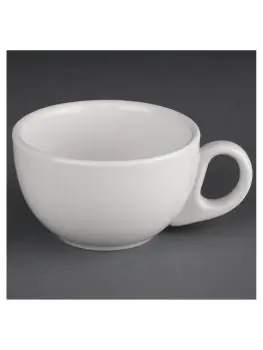 Tasse à cappuccino - 22,8 CL - 24 pièces - Ø 10 x H 6 x 12,6 x 9,7 CM - Porcelaine - Olympia - CC201