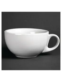 Tasse à cappuccino - 28,5 CL - 12 pièces - H 6,4 x 14,2 x 11 CM - Porcelaine - Olympia - GG870