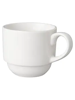 Tasse - 20 CL - Large - Blanc - 6 pièces - Mammouth - Budgetline - 508371