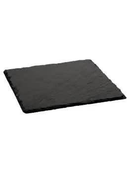 Assiette - Noir - Ardoise - L 20 x P 20 CM - G-Line