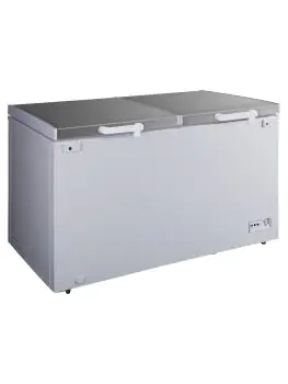 Congélateur coffre - Couvercle en acier inoxydable - 700 litres - Blanc - 230 V - G-Line