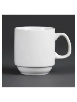 Mug - 28,4 CL - 12 pièces - Ø 8,5 x H 9,4 x 11,8 CM - Porcelaine - Olympia - CB461