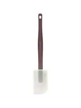 Spatule droite en silicone marron, 25 cm, style G-Line.