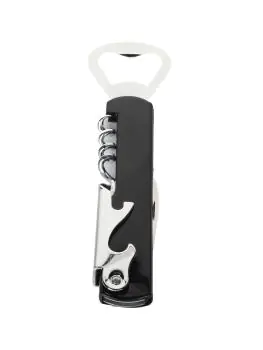 Couteau de serveur - Avec pince à bouteille - Noir - acier inoxydable - L 14 CM - G-Line