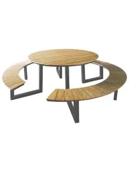 Table pique-nique - Ronde - Polywood - G-Line