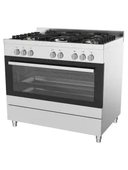Gazinière - 5 feux - Four électrique - inox - 230V - G-Line