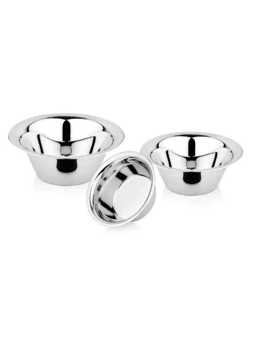Bol à mélanger - Modèle bas - 4.4 L - acier inoxydable - Ø 31 CM - G-Line 78039 €8.95 Poêle à frire