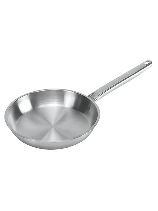 Poêle lyonnaise - H 6 CM - 1,8 KG - Ø32 CM - inox 18/10 - Pujadas - 720103 720103 €38.00 Poêle Lyonnaiser