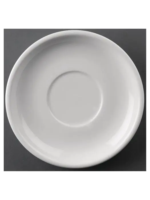 Tasse à café soucoupe - 24 pièces - Ø 14,5 x H 2,2 CM - Porcelaine - Olympia - CC202 CC202 €28.45 Bols et pots