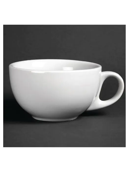 Tasse à cappuccino - 28,5 CL - 12 pièces - H 6,4 x 14,2 x 11 CM - Porcelaine - Olympia - GG870 GG870 €27.17 Tasses et mugs
