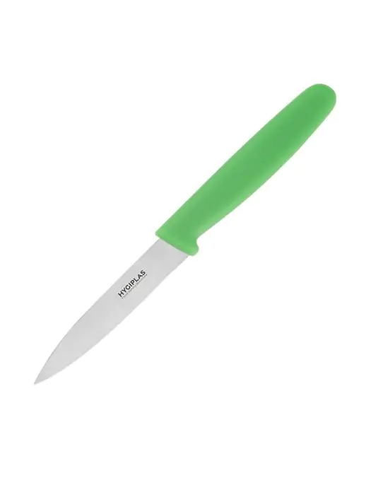 Couteau d'Office - Vert - H 1,5 x 1,8 x 18 CM - Inox - Hygiplas - C545 C545 €2.59 Couteaux